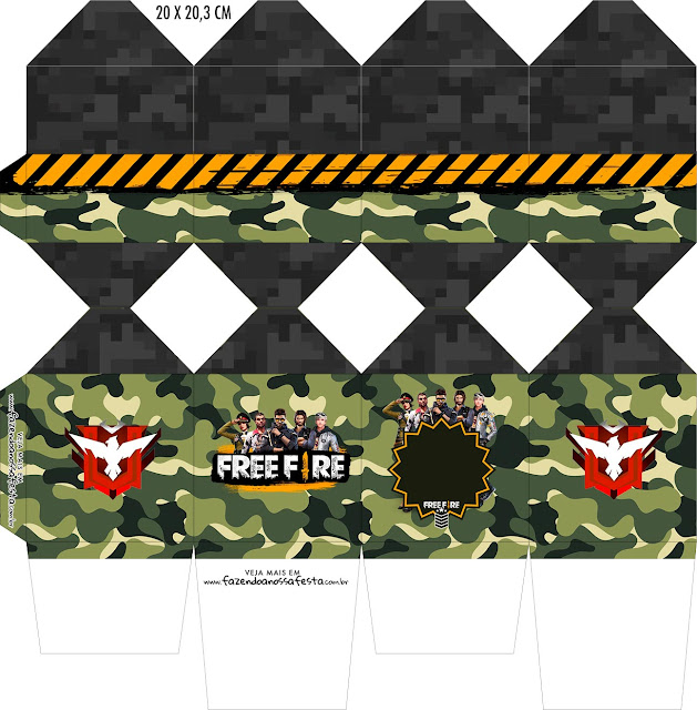 Free Fire: Cajas para Imprimir Gratis. Free Fire: Cajas para Imprimir Gratis.