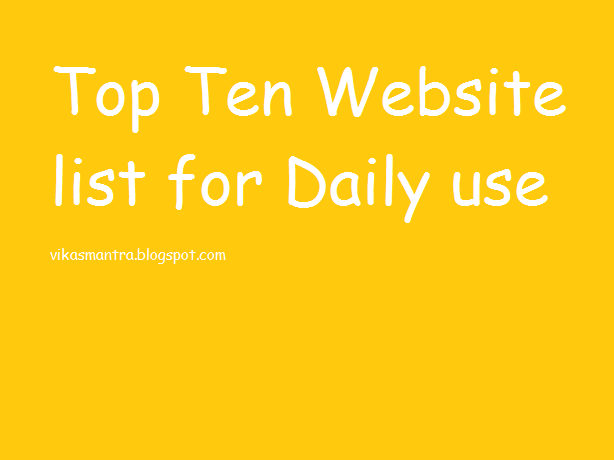top ten websites 2015