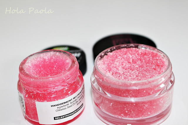 Cukrowy peeling do ust Lush, Lip Scrubs recenzja porównanie opinie Piling do Ust Różany Peeling do ust LUSH Bubblegum Lip Scrub Peelingi do Ust - PAT&RUB by Kinga Rusin 