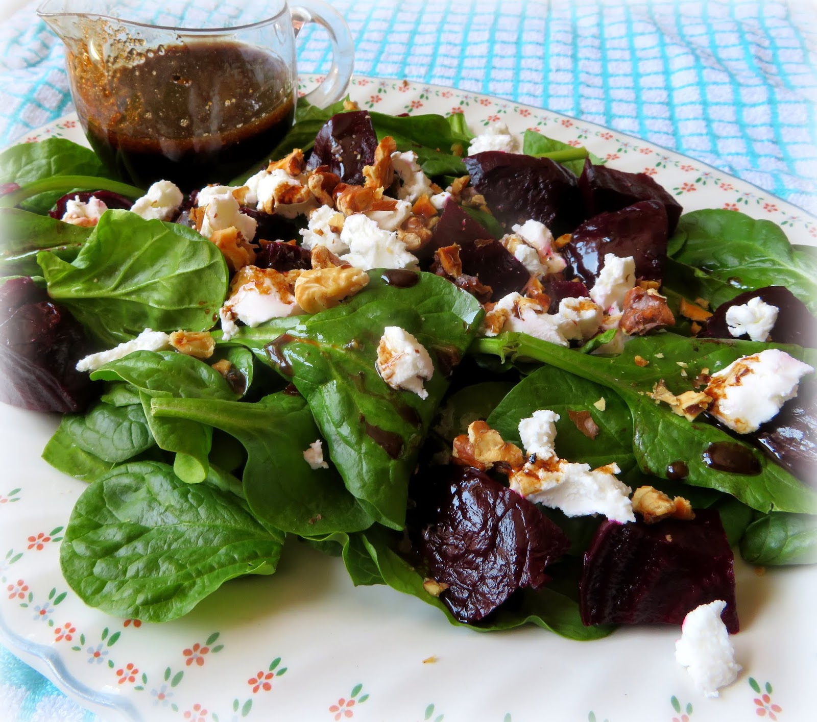 The English Kitchen Beetroot, Goat's Cheese & Toasted Walnut Salad