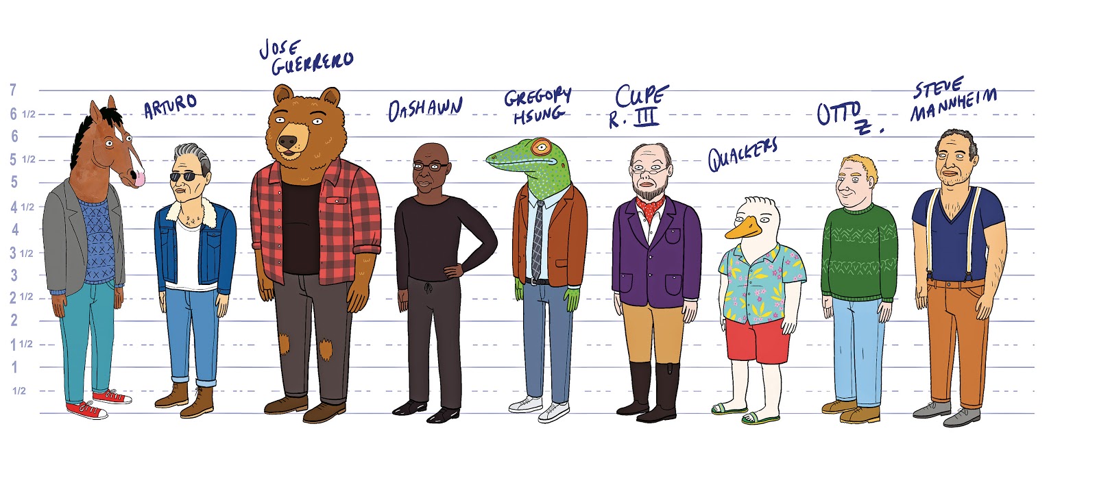 Un vistazo al libro BoJack Horseman The Art Before the Horse NETFLIX