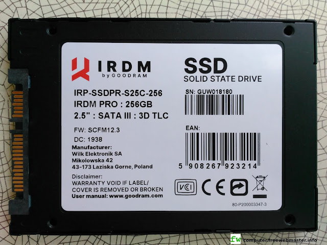 SSD GoodRam IRDM PRO gen. 2 IRP-SSDPR-S25C-256