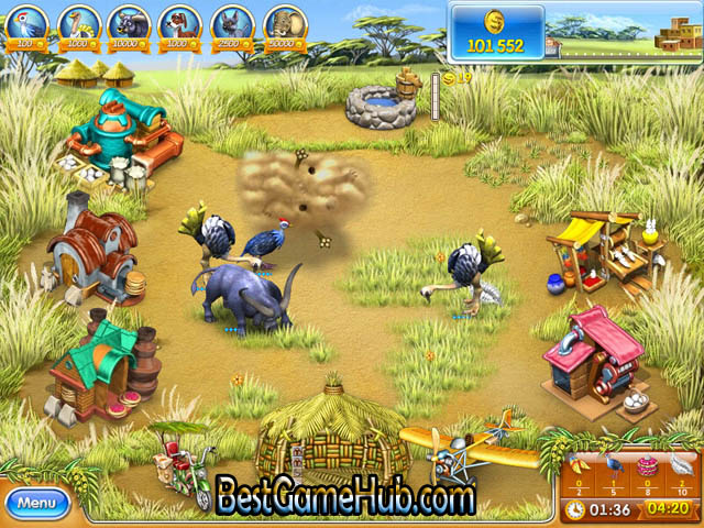 Farm Frenzy 3 Madagascar High Compressed PC Game Free Download