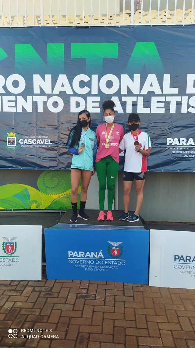 Ouro: Atletismo de Colombo conquista oito medalhas nos jogos da Juventude do Paraná