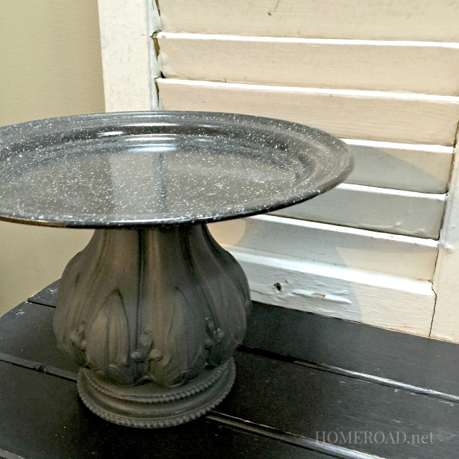 A DIY Metal Pedestal Dish