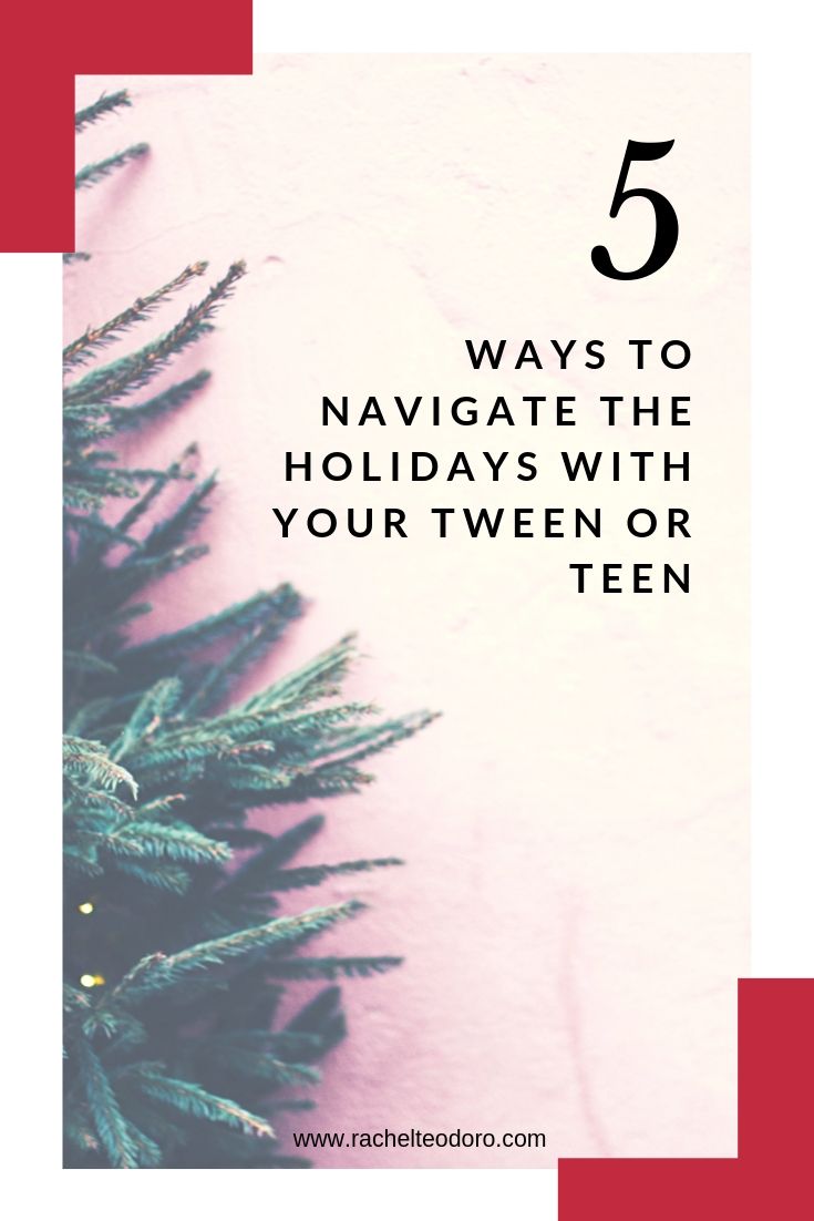 parenting teenagers at the holidays