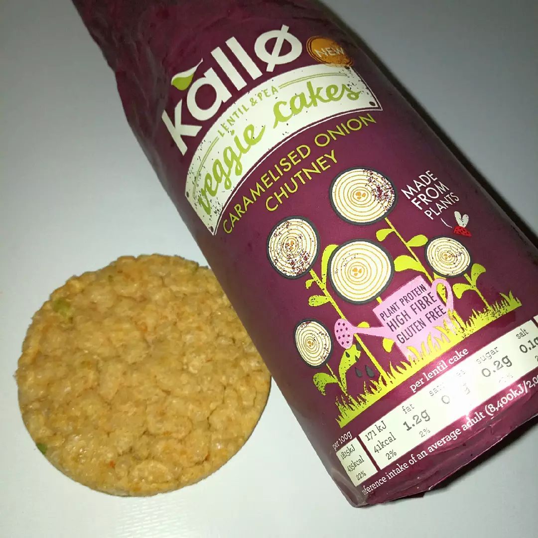 Supersupergirl's Food Reviews Kallo rice cakes caramelised onion and
