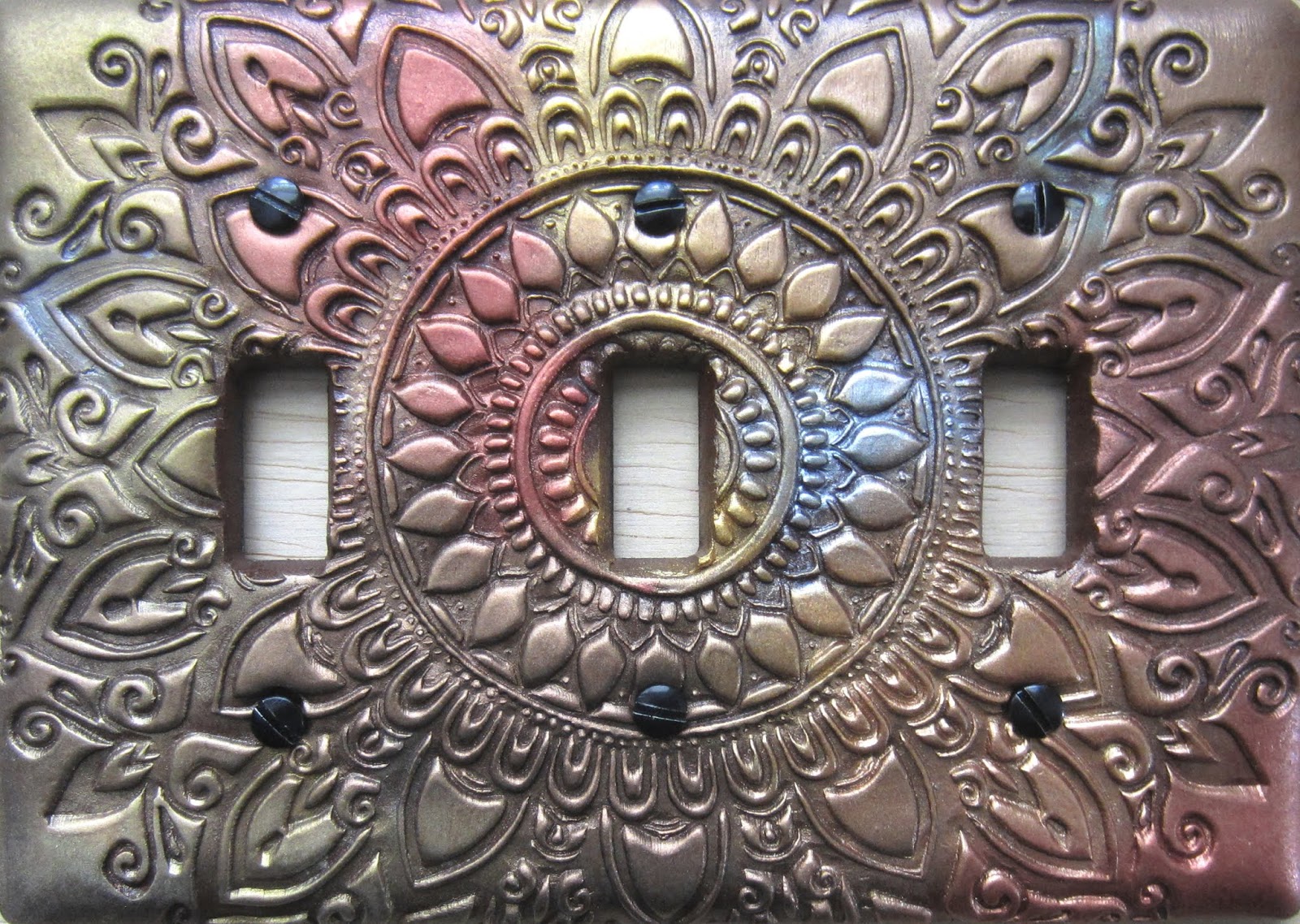 Geometals/Metro Decor Free Form Ceramic Switch Plates"