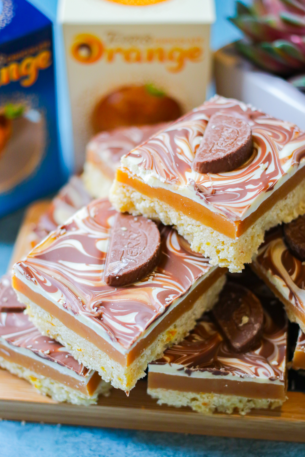 Milk & White Chocolate Orange Millionaire’s Shortbread The Northernist