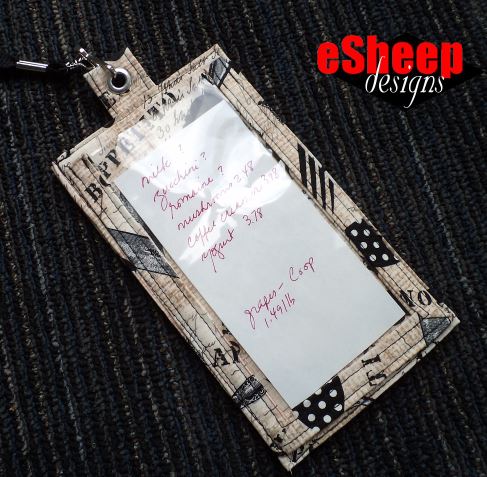 Shopping List & Coupon Holder by eSheep Designs