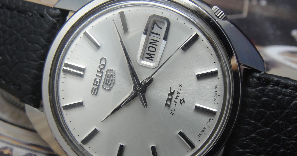 Antique Watch Bar: SEIKO 5 DX AUTOMATIC 6106-7000 S5A48 SOLD