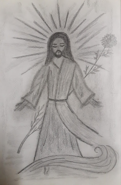 jesus christ drawing images