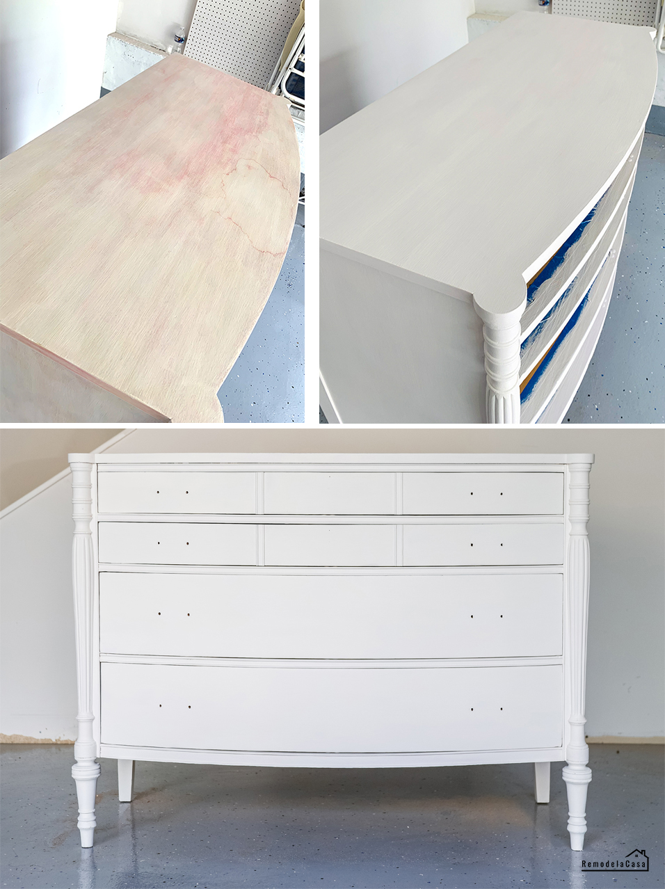 How to Fix and Update an Old Dresser Remodelando la Casa