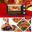 Lò nướng thùng Osaka TO25LB 25 Lít - Đa dạng tính năng nhiệt trên, nhiệt dưới, quạt đối lưu, rã đông