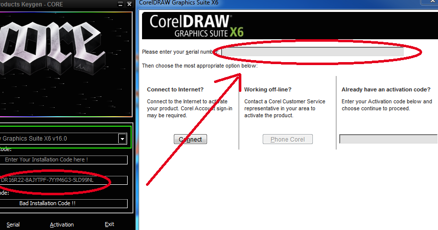 Как пользоваться keygen. Кейген. активатор для corel. coreldraw активация. core keygen.