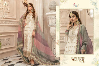 Shree fab Mbroidered mariya b vol 11 pakistani suits