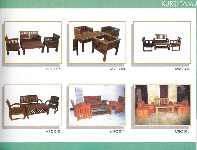 Sofa tamu jati minimalis murah MRC 007 - MRC 012 sofa tamu jati