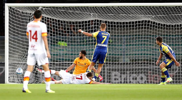ملخص واهداف مباراة روما وفيرونا (2-3) الدوري الايطالي