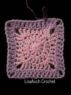 Granny Sqaure Solid how to crochet a granny solid square