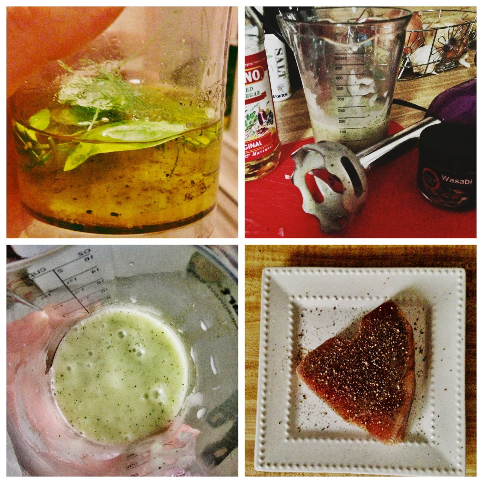 The Girl Who Cooked for Herself. Wasabi Lime Vinaigrette