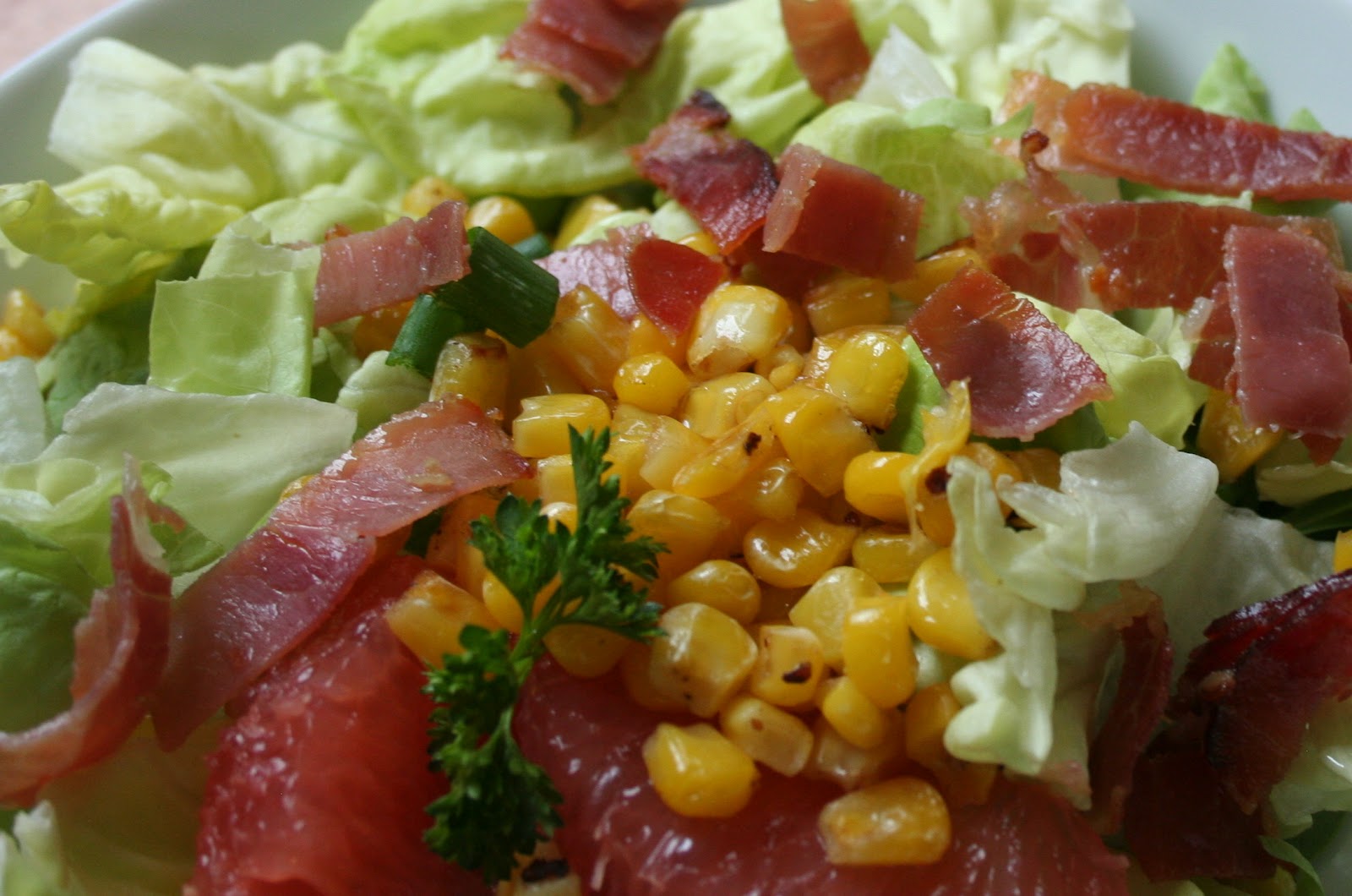 Cheers to Happy Argentina Salad with Grapefruit Vinaigrette...