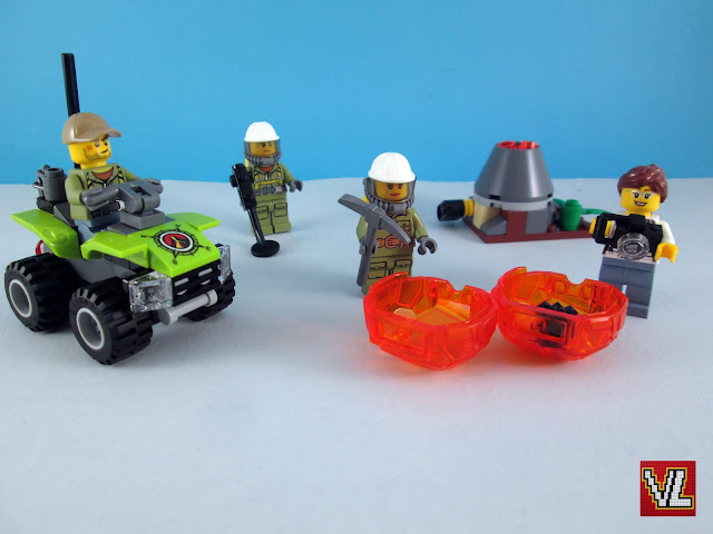 LEGO City 60120 Volcano Starter Set (Conjunto Inicial do Vulcão)
