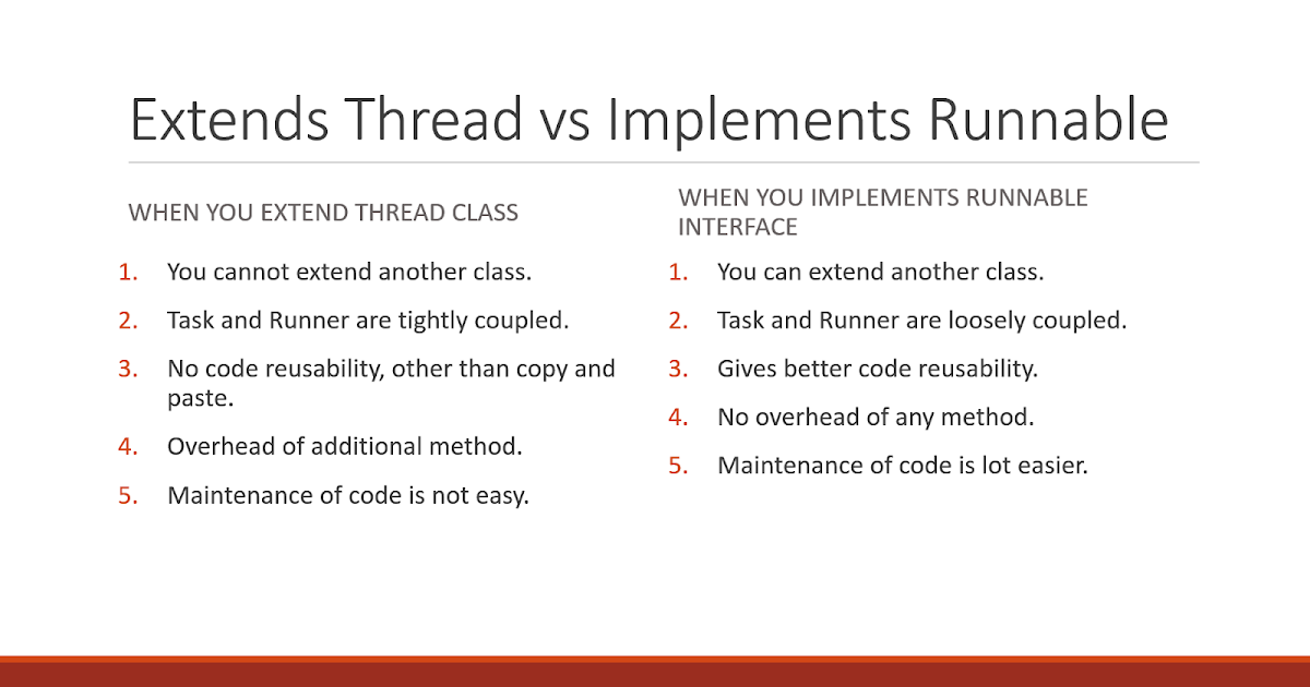 Extends implements java. Implements Runnable. Thread Runnable java. Implements java