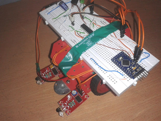 DIY Line Follower Robot using Arduino