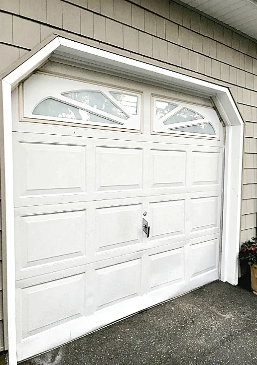 old garage door