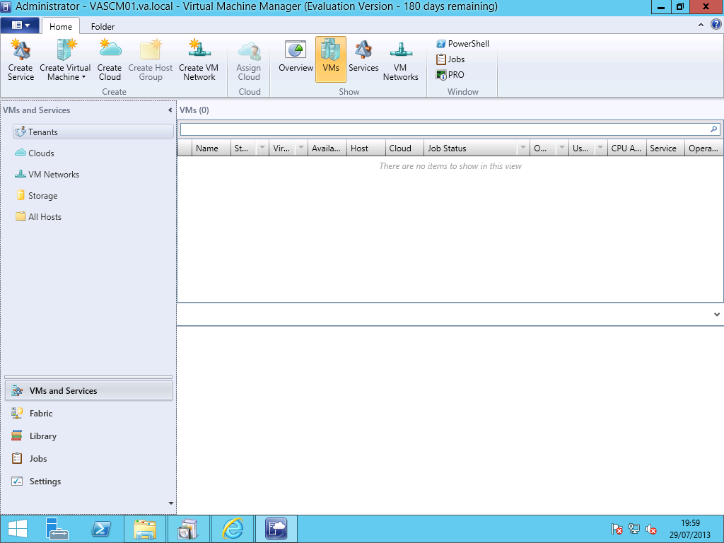 Virtual Affinity: SPF Part 3 - Installing Virtual Machine Manager 2012 R2
