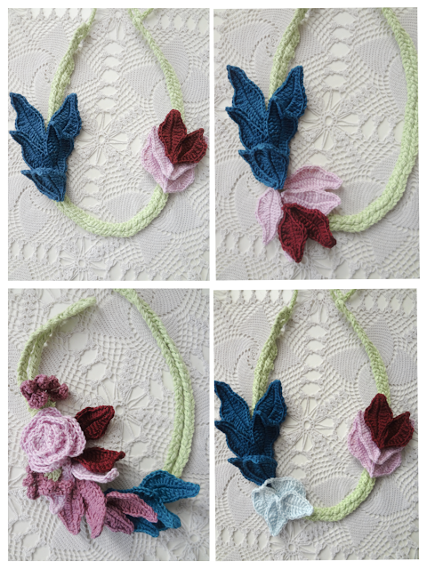 Lotus & Rose Necklace Pattern
