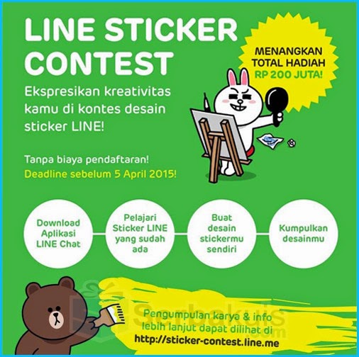 LINE Sticker Contest Berhadiah Total 200 Juta