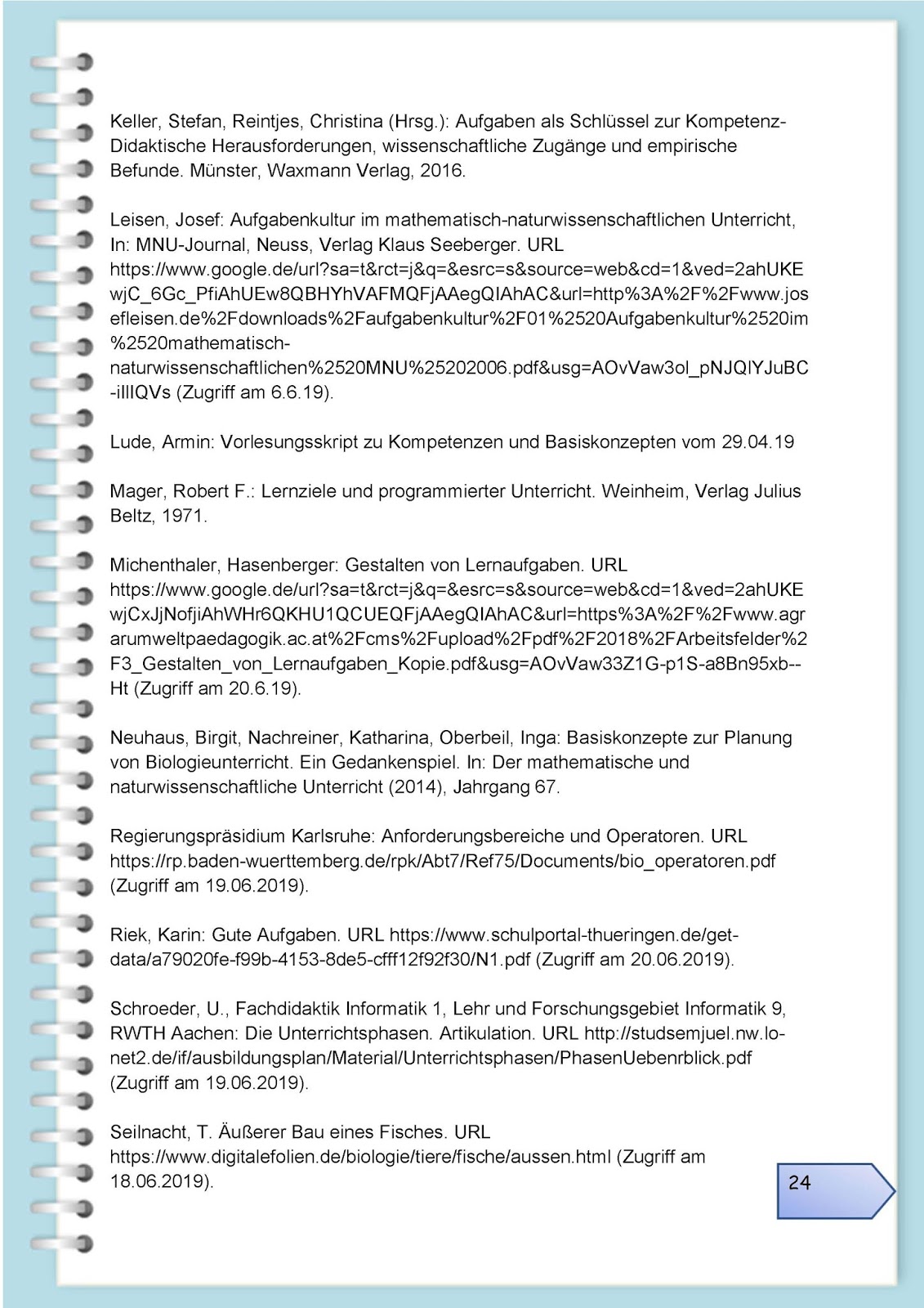 Einfuhrung In Die Fachdidaktik Wegweiser Aufgabenplanung Fur