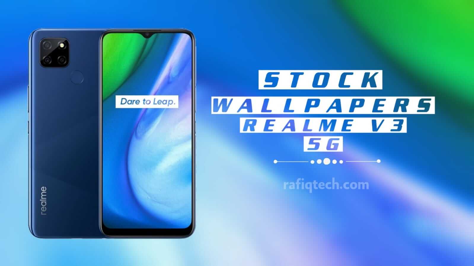 تحميل خلفيات ريلمي Realme V3 الأصلية بجودة عالية الدقة [HD+]