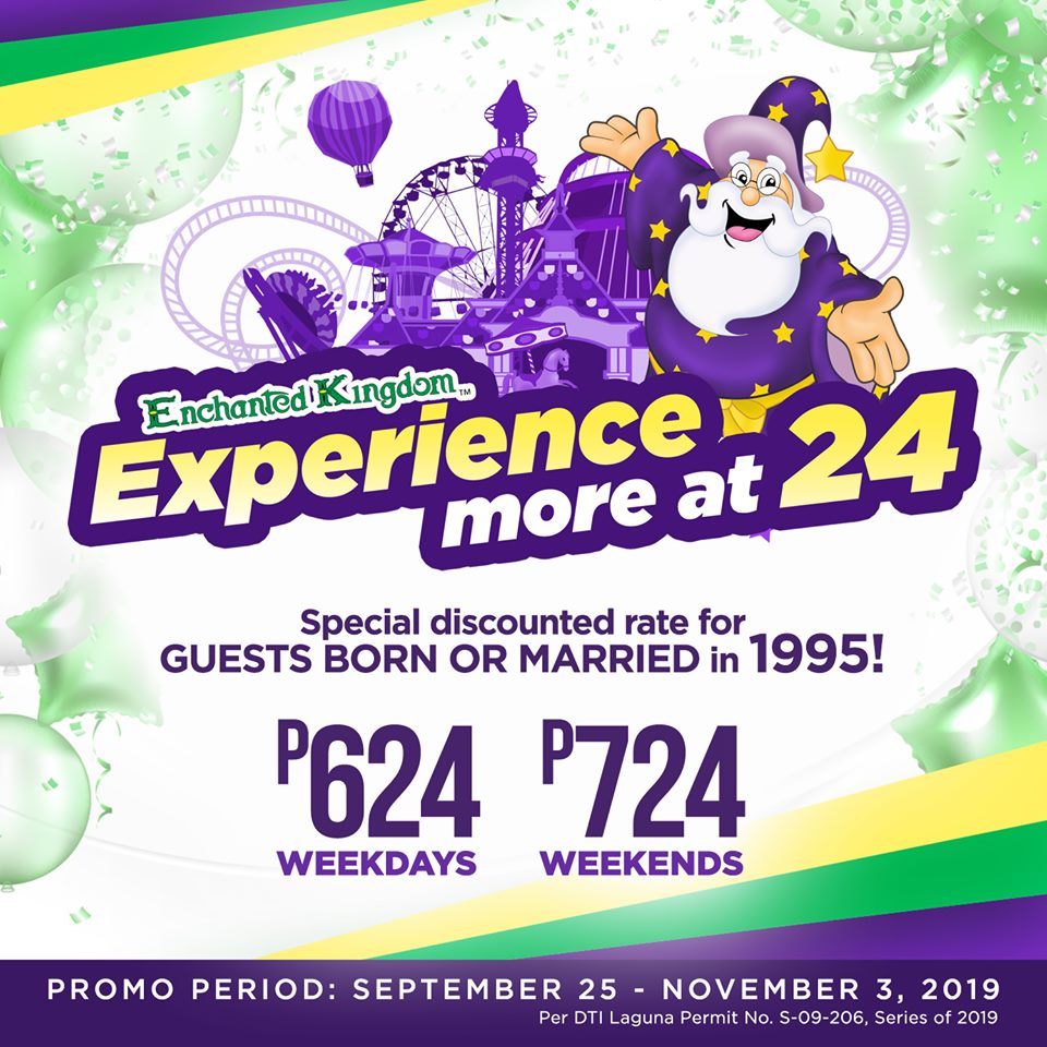 Manila Shopper Enchanted Kingdom 24th Anniv Promo Oct