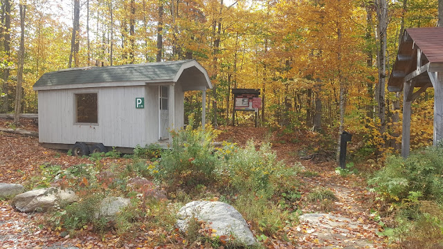 Point de départ pour le mont Chapman et Pic Bald