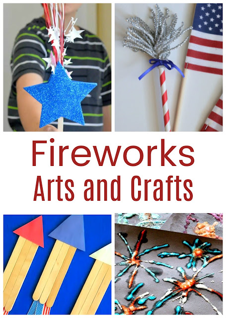 Fireworks bonfire Explosion of Awesome Fireworks Crafts and Activities for Kids - Life with Moore Babies