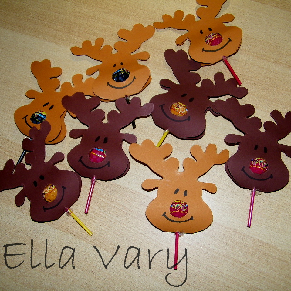 Ella Vary`s: Rentier-Lollis mit Anleitung