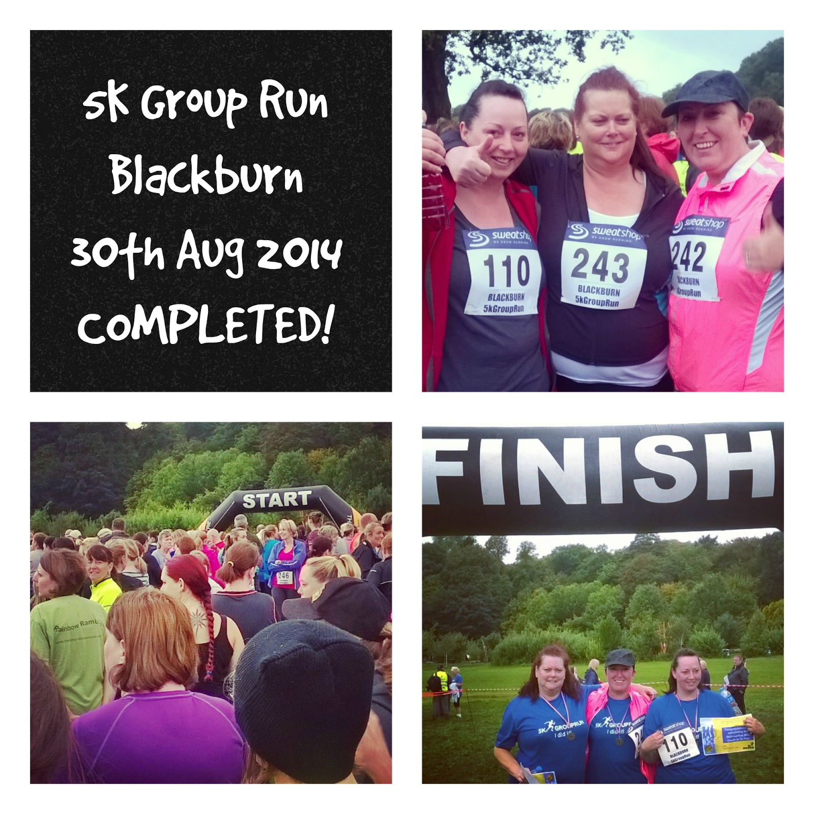 photos from the 5K Group Run in August 2014