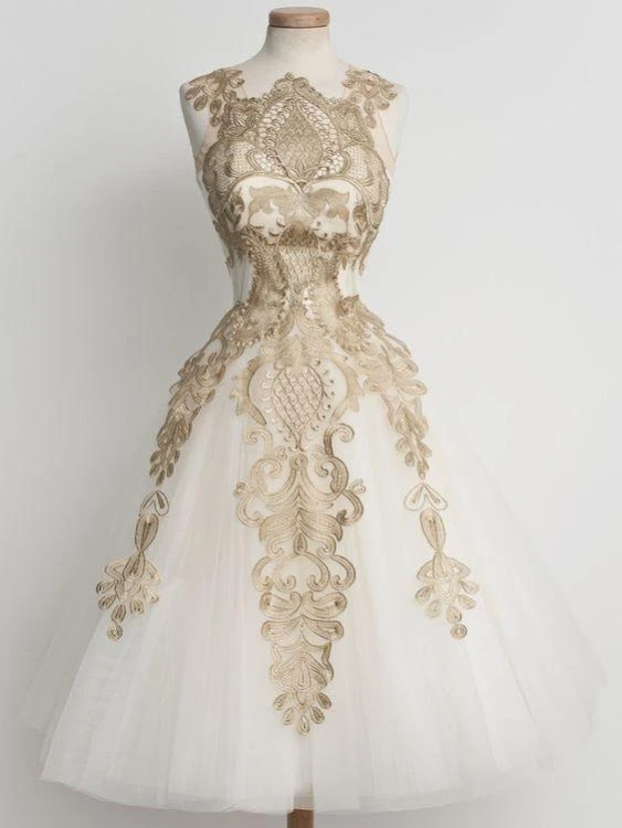 10 Stunning 2021 Tea Length Wedding Dresses for Older Brides