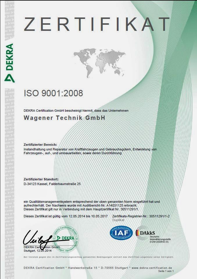 Zertifiziert nach DIN EN ISO 9001