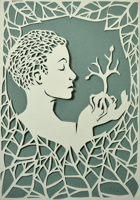 Heather Clements Art: Pinched - Paper Cut
