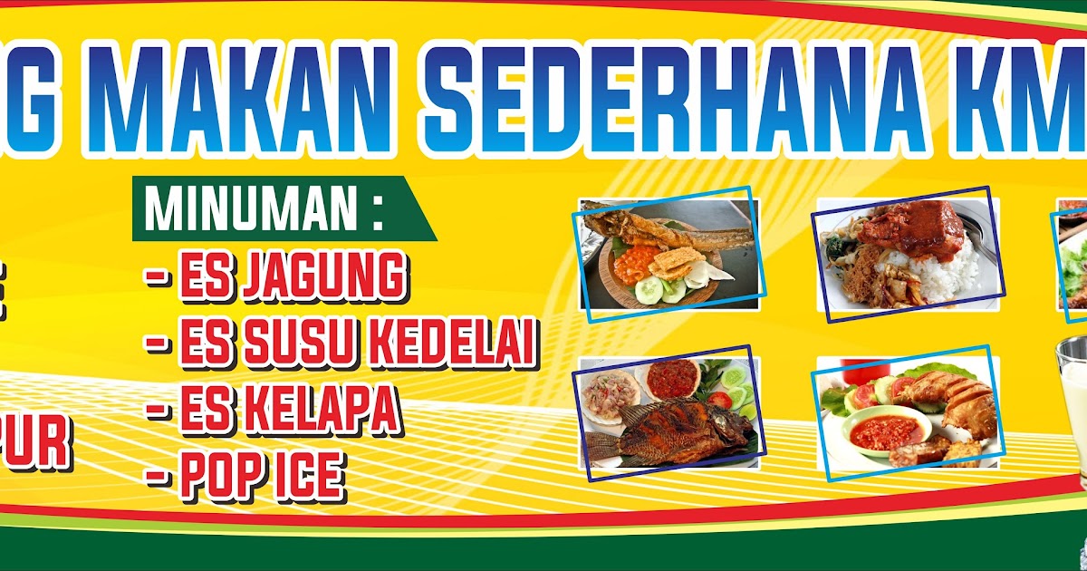 Contoh Desain Spanduk Warung desain spanduk keren Contoh Desain Spanduk Warung desain spanduk keren