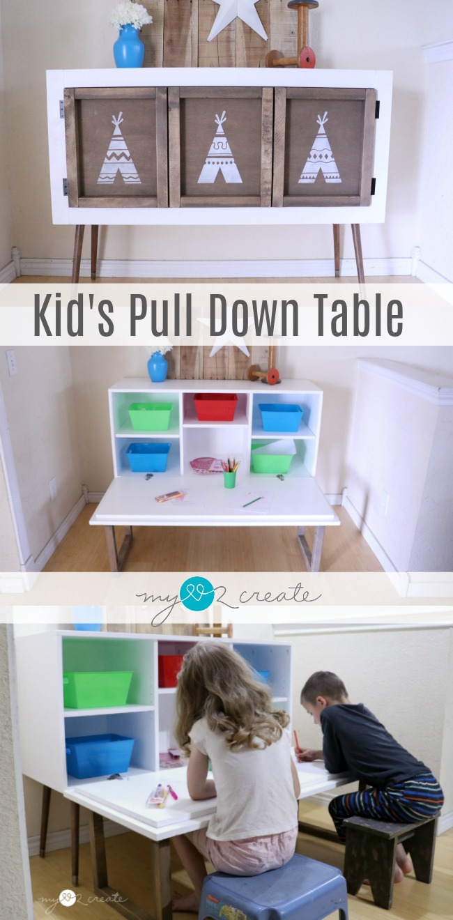 Kids Pull Down Table My Love 2 Create
