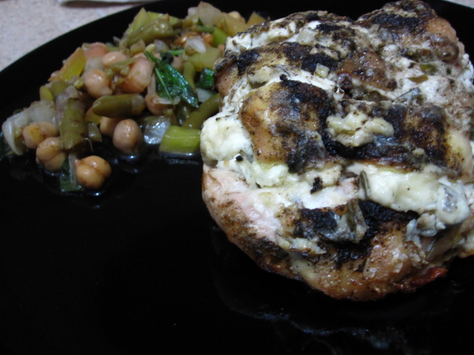 La Buena Fe Garlic, Chives, and Cream Cheese Stuffed Chicken Breasts