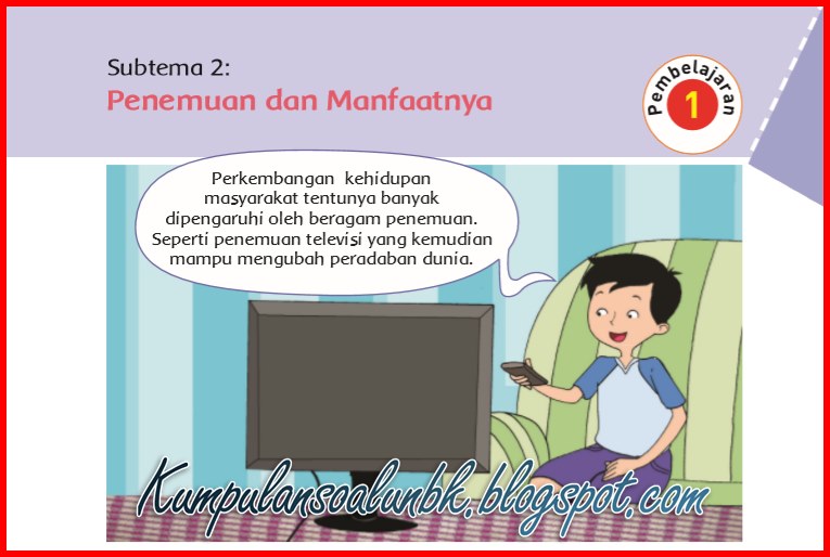 Lengkap Kunci Jawaban Tematik Kelas 6 Tema 3 Tokoh Dan Penemuan Kumpulan Soal Ujian