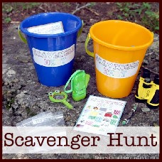 indoor outdoor scavenger hunt