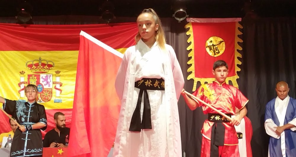Shaolin España . Examen Grado CINTURÓN NEGRO 1º DAN Mirian Garcia -  Kung-Fu.