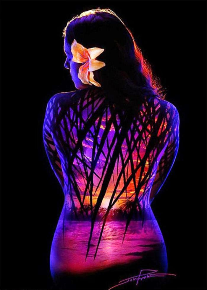 As mais belas pinturas corporal de John Poppleton