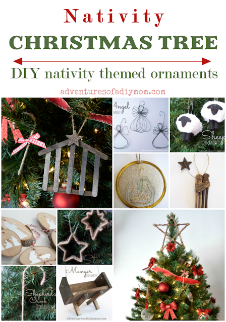 DIY Nativity Christmas Ornaments
